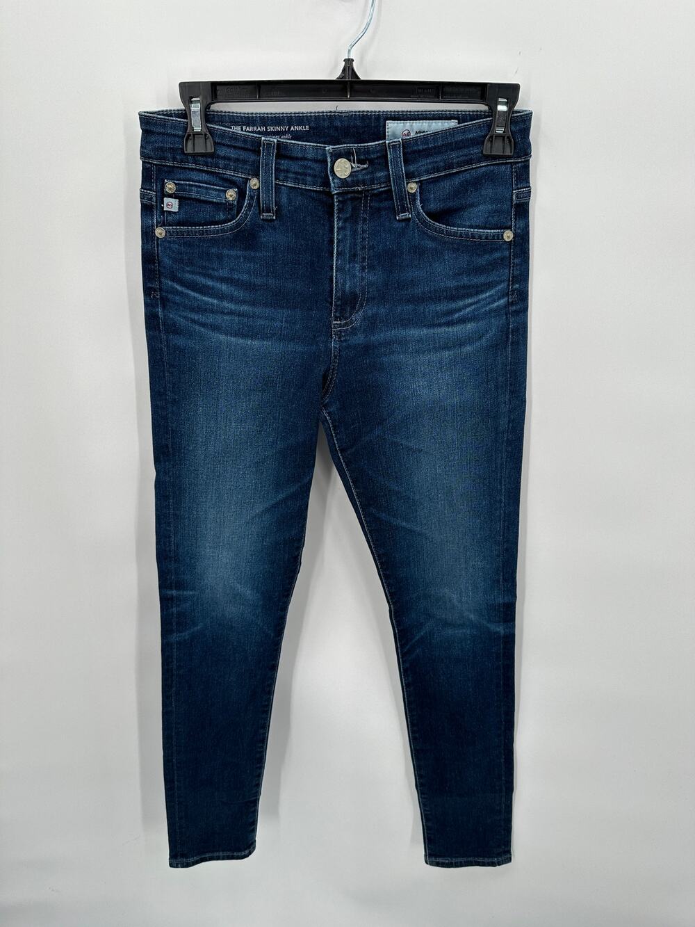 AG DENIM The Farrah Skinny Ankle Denim Jean in Dark Wash // 00